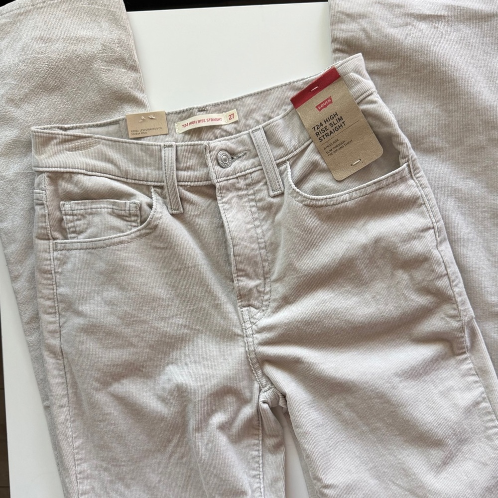 Levi's Light Khaki Corduroy Pants